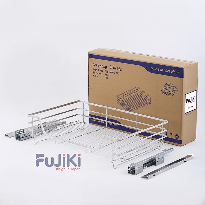 Giá xong nồi tủ bếp inox304 Fujiki cao cấp
