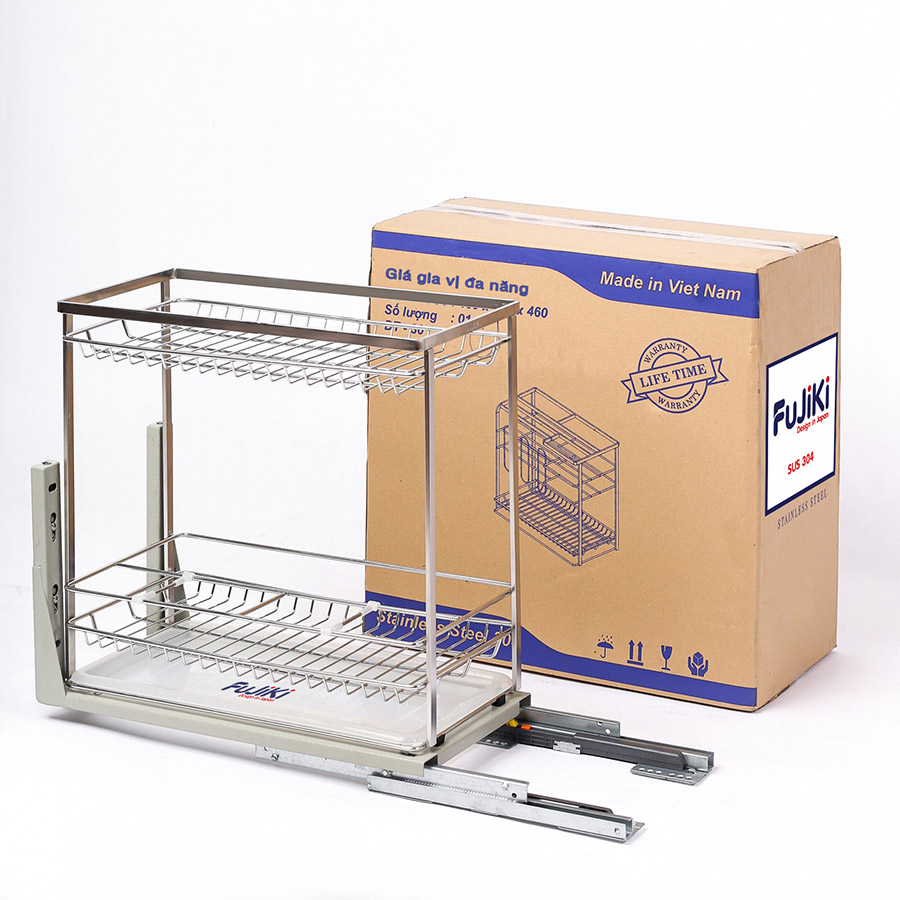 Kệ gia vị inox304 đa năng Fujiki cao cấp